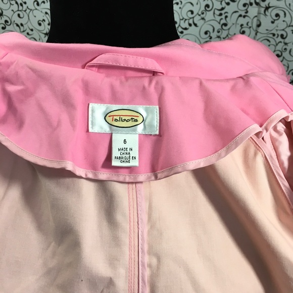 Talbots Pink Button Down Jacket - Picture 6 of 8